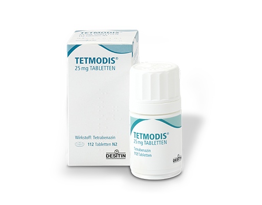 препарат Тетмодис / Tetmodis / Тетрабеназин 25 мг №112