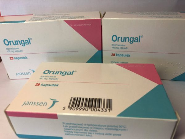 препарат Орунгал / Orungal / Итраконазол 100 мг №28